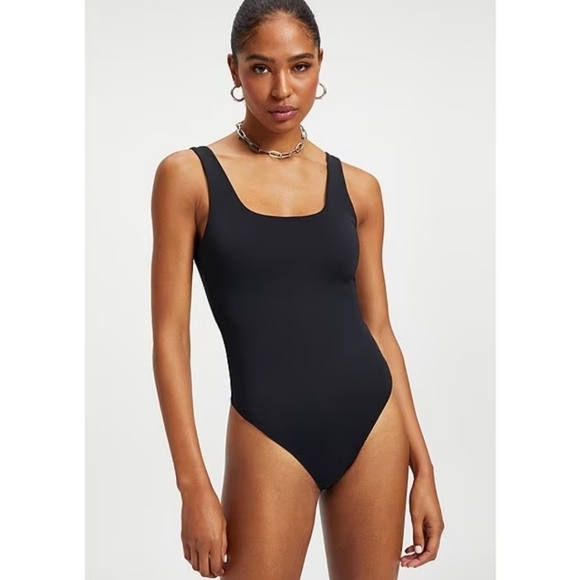 Good American Scuba Modern Square Neck Navy sizes 5 and 0 NWOT - Picture 7 of 7